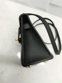 BOLSA MINI HERMES KELLY BLACK - LINHA ITALIANA PREMIUM na internet