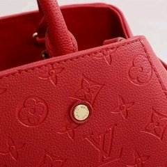 LANÇAMENTO BOLSA LV - VERMELHA - LINHA ITALIANA PREMIUM - loja online