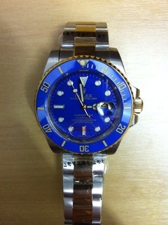 Relógio ROLEX Submariner Blue Gold na internet