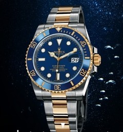 Relógio ROLEX Submariner Blue Gold