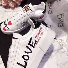 TÊNIS DE GRIFE D&G LOVE - PREMIUM