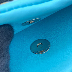 Bolsa Pochette Coussin Azul bb Coleção Atual - Linha Italiana na internet