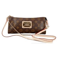 Bolsa Eva Clutch Canvas Monogram LINHA ITALIANA