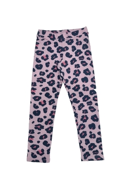 Calza frisada Animal Print - Rosa