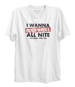 Camiseta Rock n Roll All Nite - comprar online