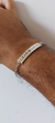 Pulsera Chapita Frase Grabada (hombre) - 8mm