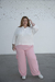 Blusa de lino elastizada blanco - comprar online
