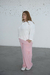 Blusa de lino elastizada blanco en internet
