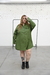 Camisola de poplin verde oliva - comprar online