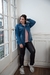Campera de jeans elastizada con cintura clásica - tienda online
