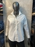 Camisa de poplin elastizada blanca - OKDENIM