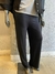 Pantalón Wide Leg rústico elástico en la cintura negro - OKDENIM