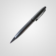 Bolígrafo metálico cromado