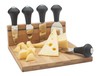 set de tabla de madera para quesos