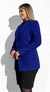 Casaco de lã azul Royal - comprar online