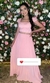 Vestido Cinderela longo rose - Fioritta Store