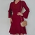 Saia Midi Marsala Peplum