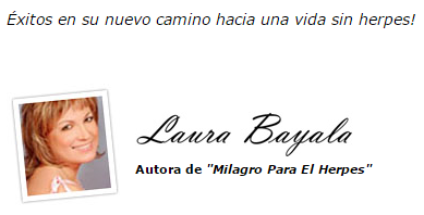 Milagro para el herpes, Laura Bayala, Libro Original en internet