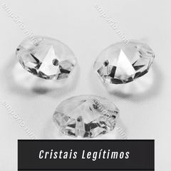 Plafon Luminaria Cristal Legitimo Asfour CECI E20 - Base 20 na internet