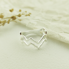 AB Anillo 020 | Ruma Zig Zag en punta