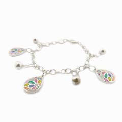 AB Pulsera 020 | Pelotitas + Dije Gota C