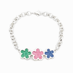 AB Pulsera 026 | Rolo Flor