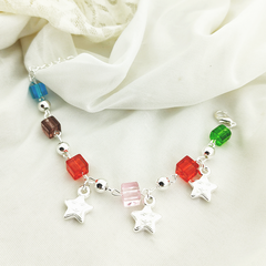 AB Pulsera 063 | Cubito Estrellas