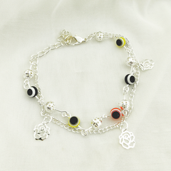 AB Pulsera 065 | Ojitos Rosas