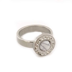 AQ Anillo 010 | Circular Pelotita Strass