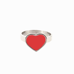 AQ Anillo 006 | Corazón Rojo