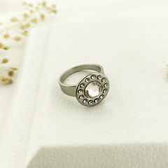 AQ Anillo 031 | Strass en Circle