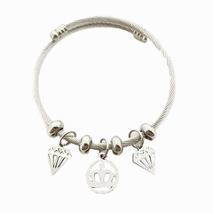 AQ Pulsera 023 | Diamante Corona diamante