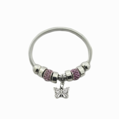 AQ Pulsera 044 | Espi + dije mariposa