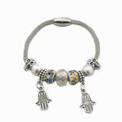 AQ Pulsera 045 | Imantada Yuana + dije hamsa