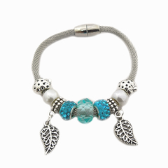 AQ Pulsera 045 | Imantada Yuana + dije pluma