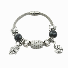 AQ Pulsera 046 | Yuana Strass + duo dijes