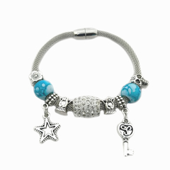 AQ Pulsera 046 | Yuana Strass + duo dijes