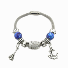 AQ Pulsera 046 | Yuana Strass + duo dijes