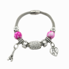 AQ Pulsera 046 | Yuana Strass + duo dijes