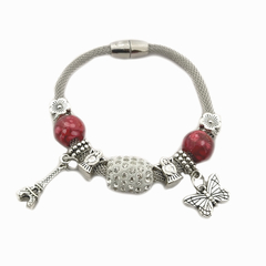 AQ Pulsera 046 | Yuana Strass + duo dijes