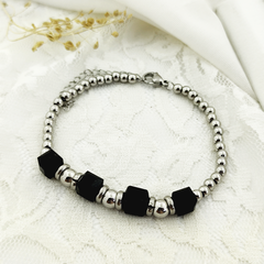 AQ Pulsera 049 | Pelotitas Cuad - comprar online