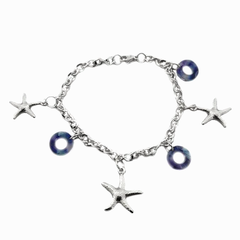 AQ Pulsera 054 | Dijes Argollitas Estrella de mar