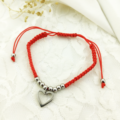 AQ Pulsera 061 | Regulable Corazón Calado