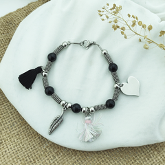 AQ Pulsera 093 | Resorte + Dijes