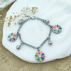 AQ Pulsera 096 | Esmalta Floral