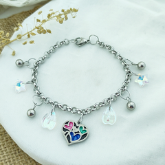 AQ Pulsera 097 | Tornal Dije Corazón