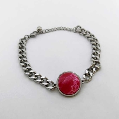 Pulsera Rombo | Piedra Roja Combinada