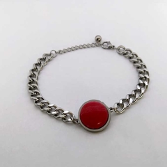 Pulsera Rombo | Piedra Roja