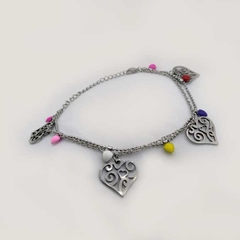 Pulsera Doble Cadena | Corazón