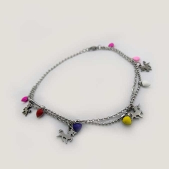 Pulsera Doble Cadena | Unicornio